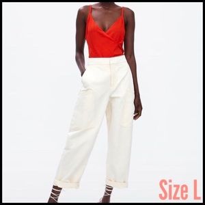 ⭐️Zara Red Orange Crossover Cami $7⭐️